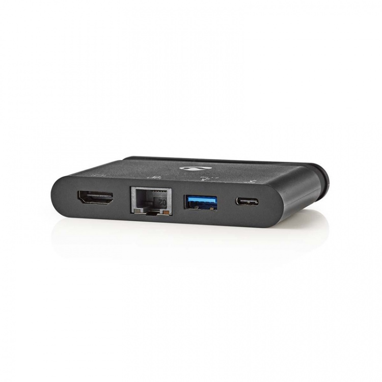 Datorhubb | USB typ C | USB-C/USB 3.0/HDMI/Gigabit Ethernet
