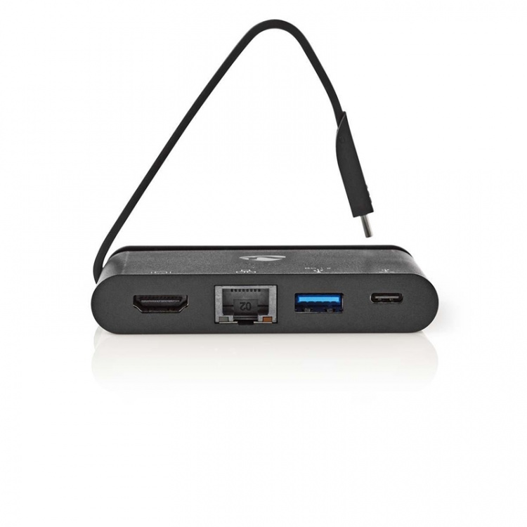 Datorhubb | USB typ C | USB-C/USB 3.0/HDMI/Gigabit Ethernet