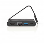 Datorhubb | USB typ C | USB-C/USB 3.0/HDMI/Gigabit Ethernet