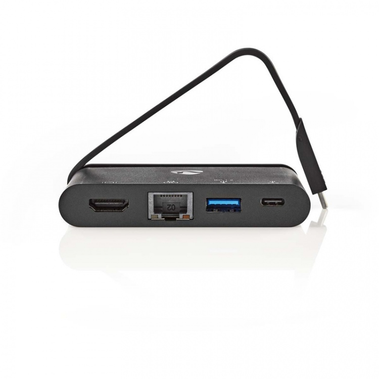 Datorhubb | USB typ C | USB-C/USB 3.0/HDMI/Gigabit Ethernet