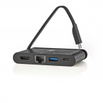 Datorhubb | USB typ C | USB-C/USB 3.0/HDMI/Gigabit Ethernet