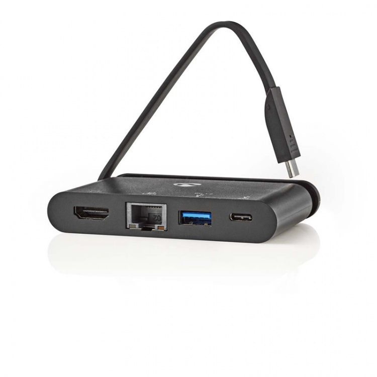 Datorhubb | USB typ C | USB-C/USB 3.0/HDMI/Gigabit Ethernet