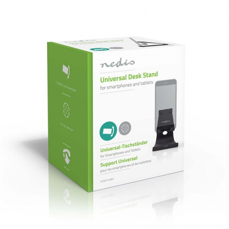 Nedis Smartphone / tablett hållare | Justerbara inställningar | Hemanvändning / Kontorsanvändning | För tittande på film