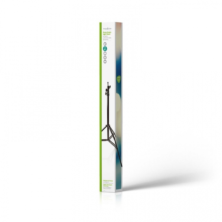 Belysningsstativ för fotostudio | 260 cm | Tapp