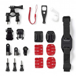 Monteringssats för actionkamera | 11 fästen medföljer | Resefodral