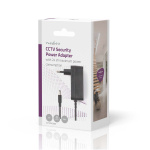Nedis CCTV Strömadapter | 2.0 A | 12 V DC | 5.5 x 2.1 mm Hane | Hane | 1.50 m | Svart