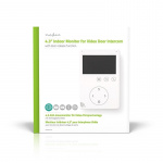 Nedis Video porttelefon | Maximal upplösning: 480x272 | 2 vägs komunikation | Strömadapter | Vit