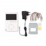 Nedis Video porttelefon | Maximal upplösning: 480x272 | 2 vägs komunikation | Strömadapter | Vit