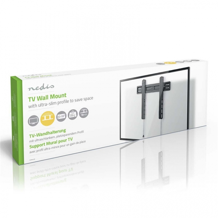 Nedis Fast TV väggfäste | 32 - 55  Nedis Fast TV väggfäste | 32 - 55