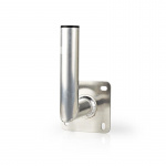 Nedis Satellite väggfäste | Avstånd till vägg: 150 mm | Diameterklämma: 50 mm | Maximal diskstorlek: 100 cm | Aluminium | Silver