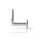 Nedis Satellite väggfäste | Avstånd till vägg: 250 mm | Diameterklämma: 50 mm | Maximal diskstorlek: 100 cm | Aluminium | Silver