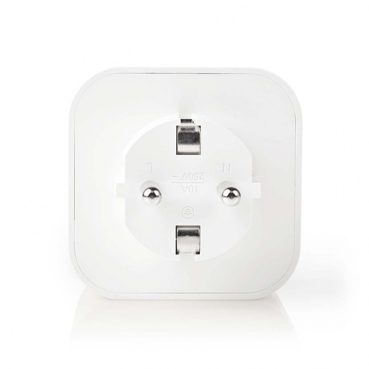 Nedis Smartlife Smart Plug | Wi-Fi | 2500 W | Jordad kontakt / Typ F (CEE 7/7) | -10 - 45 °C | Android™ / IOS | Vit