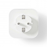 Nedis Smartlife Smart Plug | Wi-Fi | 2500 W | Jordad kontakt / Typ F (CEE 7/7) | -10 - 45 °C | Android™ / IOS | Vit