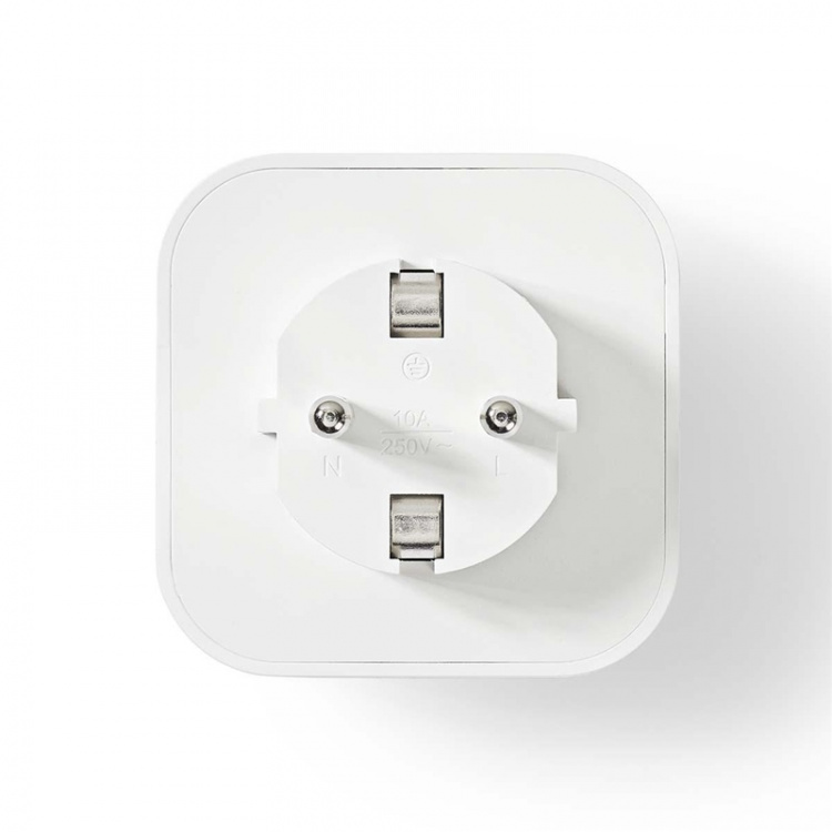 Nedis Smartlife Smart Plug | Wi-Fi | 2500 W | Jordad kontakt / Typ F (CEE 7/7) | -10 - 45 °C | Android™ / IOS | Vit