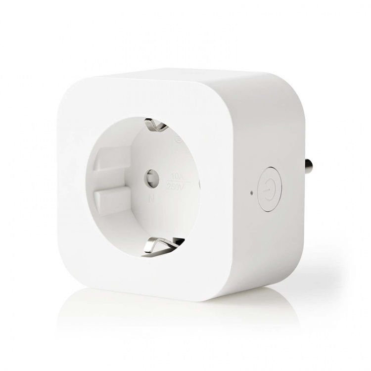 Nedis Smartlife Smart Plug | Wi-Fi | 2500 W | Jordad kontakt / Typ F (CEE 7/7) | -10 - 45 °C | Android™ / IOS | Vit