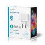 Nedis Smartlife Smart Plug | Wi-Fi | 2500 W | Jordad kontakt / Typ F (CEE 7/7) | -10 - 45 °C | Android™ / IOS | Vit