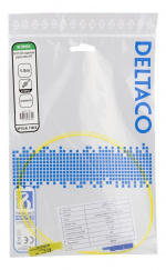 DELTACO OS2 fibersvans, SC, simplex, UPC, 9/125, 1,5m