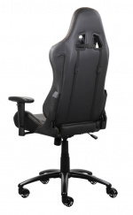 DELTACO GAMING gaming-stol i konstläder, nackkudde, ryggkudde, svart/orange DELTACO GAMING gaming-stol i konstläder, nackkudde, ryggkudde, svart/orange