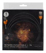 DELTACO GAMING Cat6A patchkabel, 5m, tunn kabel, svart DELTACO GAMING Cat6A patchkabel, 5m, tunn kabel, svart
