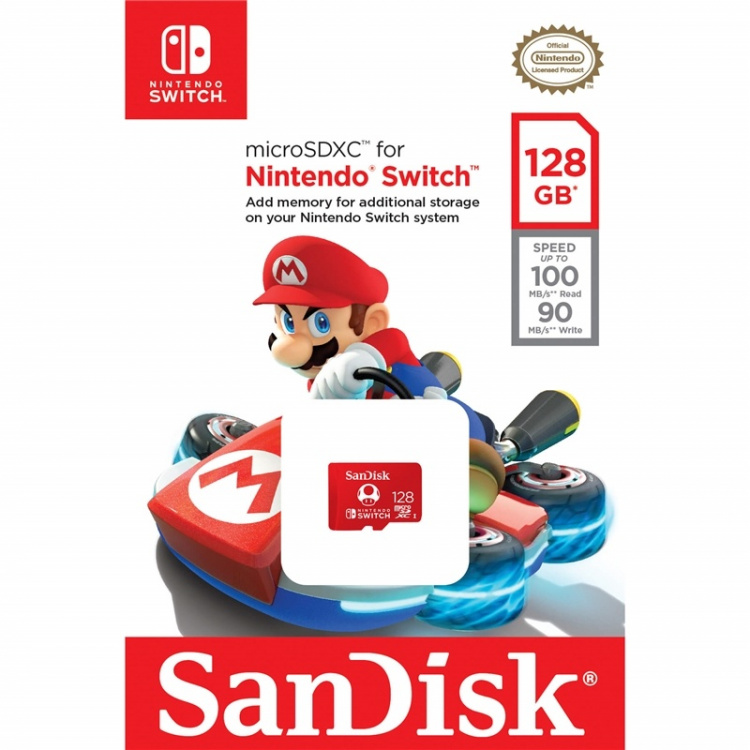 Sandisk Minneskort Microsdxc För Nintendo Switch 128Gb Uhs-I,100/90 Sandisk Minneskort Microsdxc För Nintendo Switch 128Gb Uhs-I,100/90