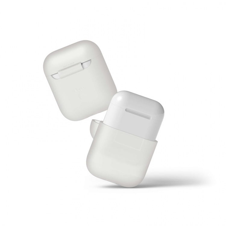 Elago Skyddsväska för Airpod Silikon Vit
