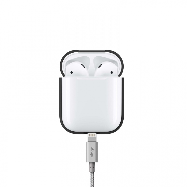 Elago Skyddsväska för Airpod Silikon Svart