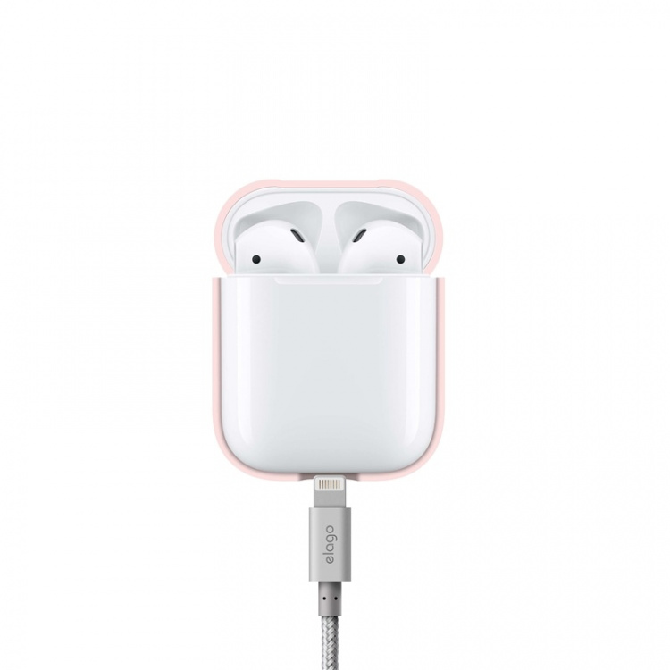 Elago Skyddsväska för Airpod Silikon Rosa Elago Skyddsväska för Airpod Silikon Rosa