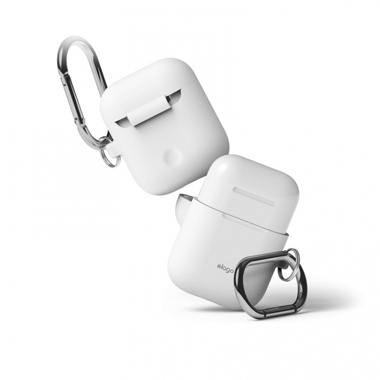 Elago Skyddsväska för Airpod med Hängare Vit