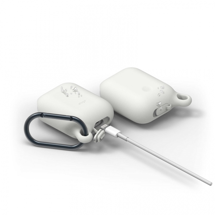 Elago Skyddsväska för Airpod Vattentät med Hängare Vit Elago Skyddsväska för Airpod Vattentät med Hängare Vit
