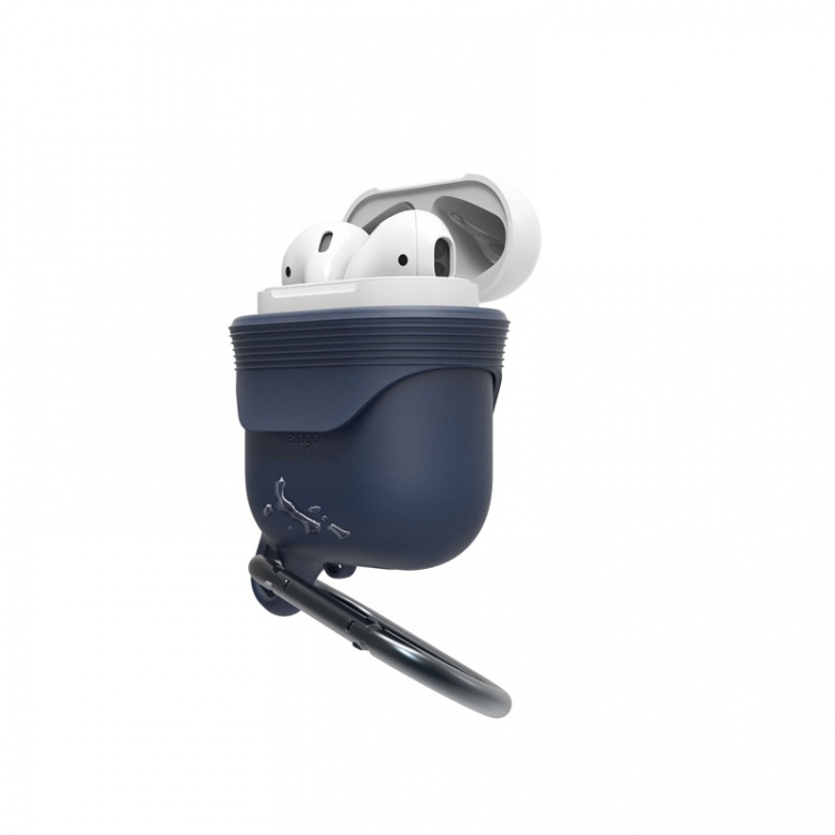 Elago Skyddsväska för Airpod Vattentät med Hängare Blå Elago Skyddsväska för Airpod Vattentät med Hängare Blå