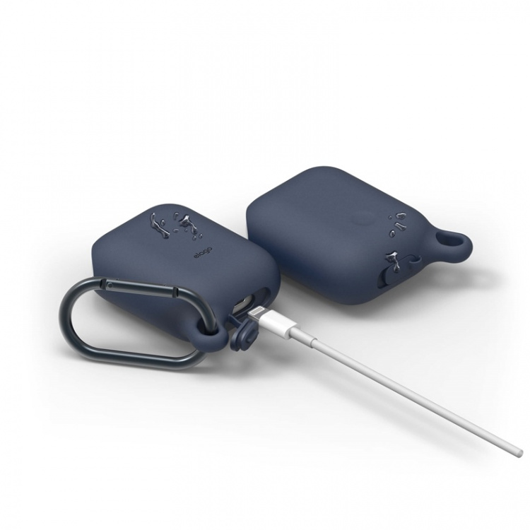 Elago Skyddsväska för Airpod Vattentät med Hängare Blå Elago Skyddsväska för Airpod Vattentät med Hängare Blå