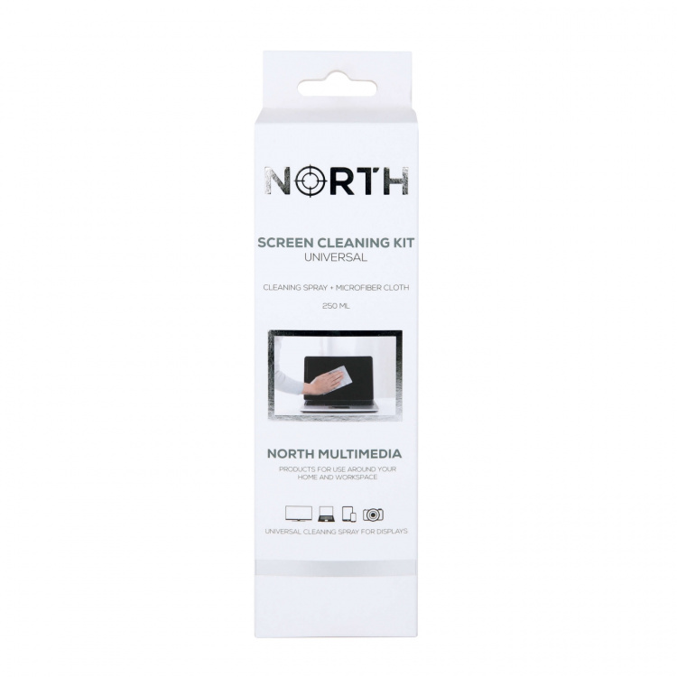 North Rengöringskit Universal Vätska 250ml och Rengöringsduk North Rengöringskit Universal Vätska 250ml och Rengöringsduk
