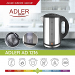 Adler vattenkokare i metall, 1,7 l