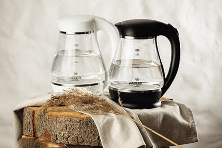 Adler vattenkokare, 1,7L, vit