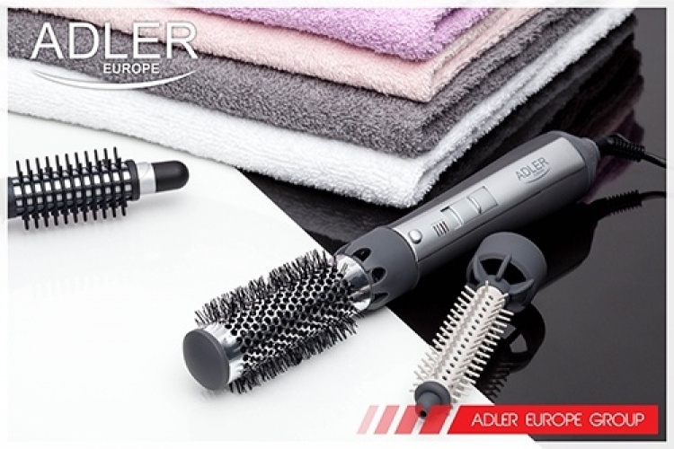 Adler varmluftsborste - grå