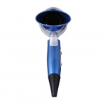 Adler hopfällbar hårfön - blå/silver