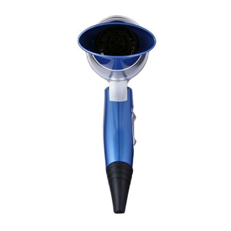 Adler hopfällbar hårfön - blå/silver