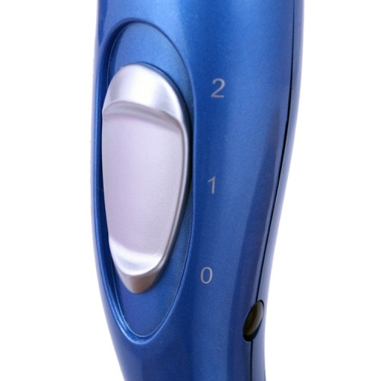 Adler hopfällbar hårfön - blå/silver