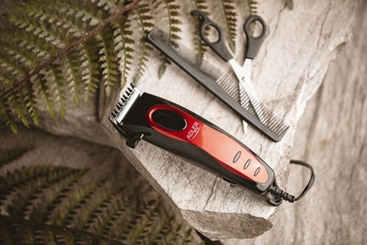 Adler hårtrimmer inkl. sax och underhålls-kit