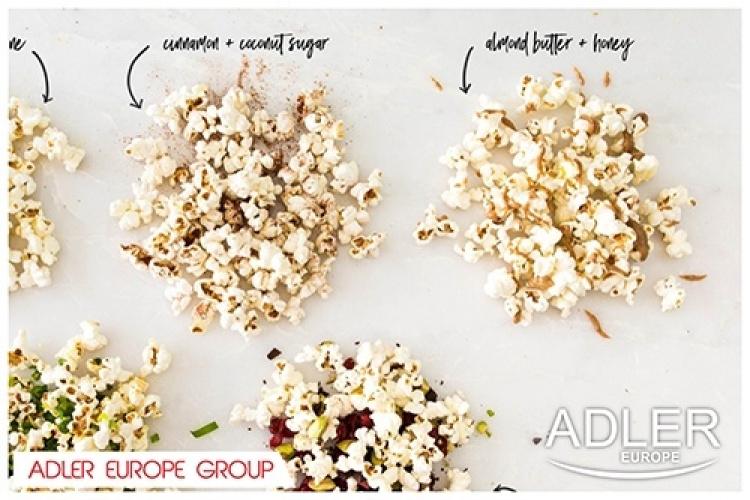 Adler popcornmaskin som ser ut som en fotboll