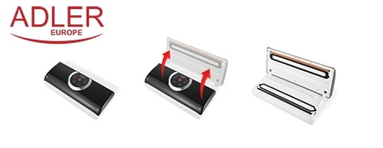 Adler AD 4484 vakuumförpackare, svart 