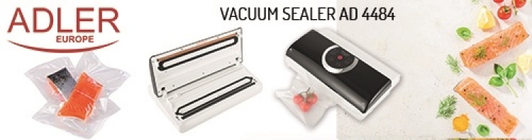 Adler AD 4484 vakuumförpackare, svart 