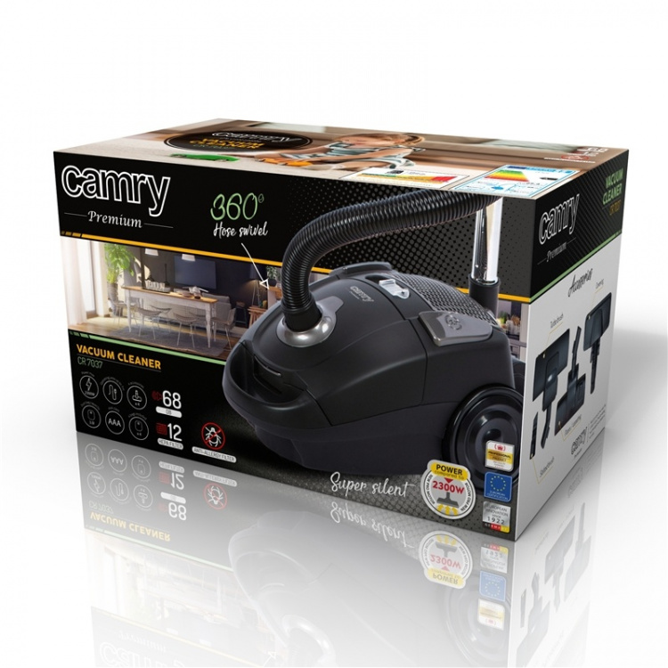 Camry tystgående dammsugare
