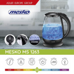 Mesko vattenkokare i glas 1,7 l Mesko vattenkokare i glas 1,7 l