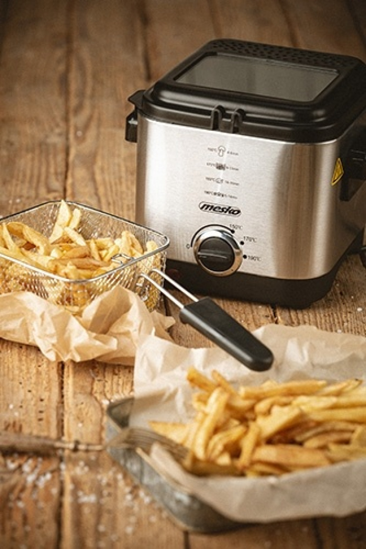 Mesko fritös med termostat, 1,5 l