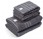 Kosta Linnewäfveri Frotte Mörkgrå 65x135cm Kosta Linnewäfveri Frotte Mörkgrå 65x135cm