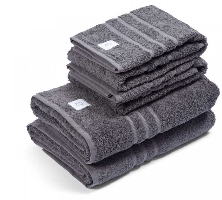 Kosta Linnewäfveri Frotte Mörkgrå 65x135cm Kosta Linnewäfveri Frotte Mörkgrå 65x135cm