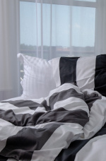 Kosta Linnewäfveri Fjällbacka Satin 2-pack, Grå