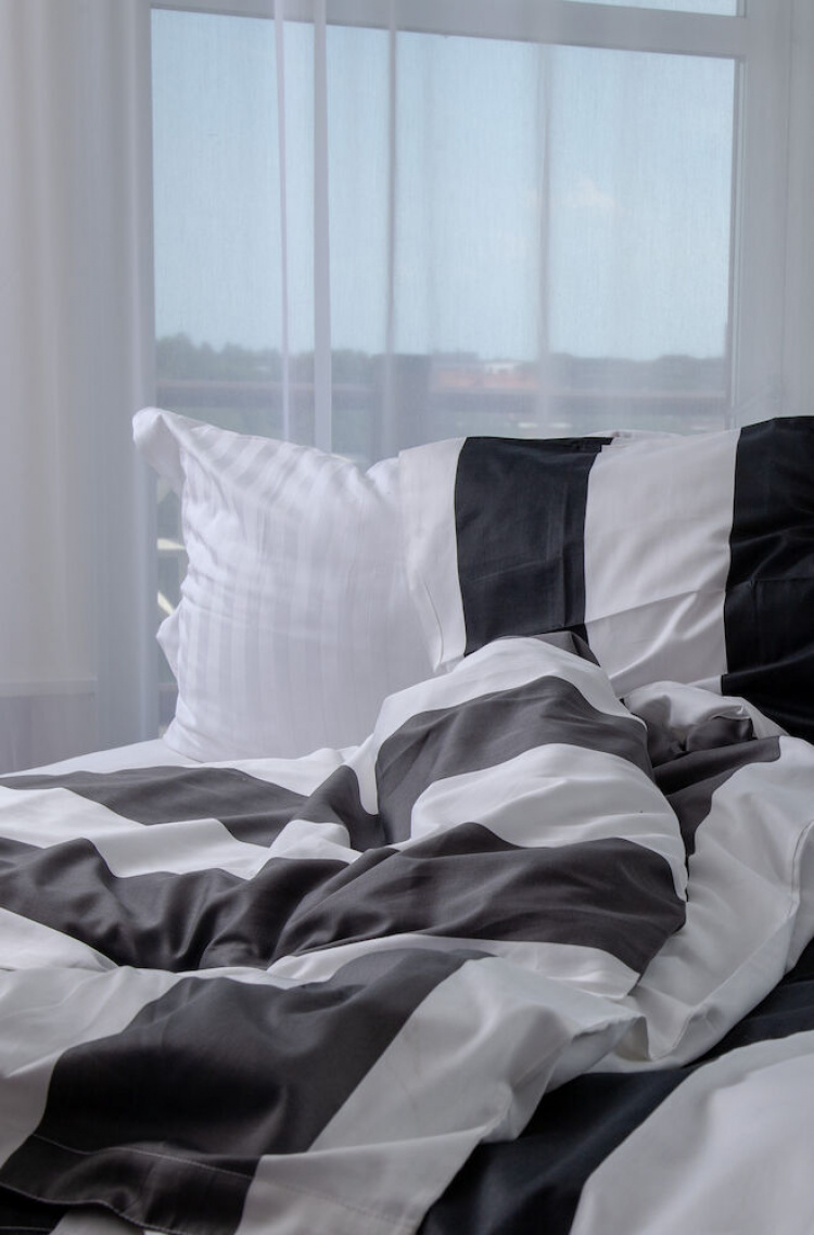 Kosta Linnewäfveri Fjällbacka Satin 2-pack, Grå