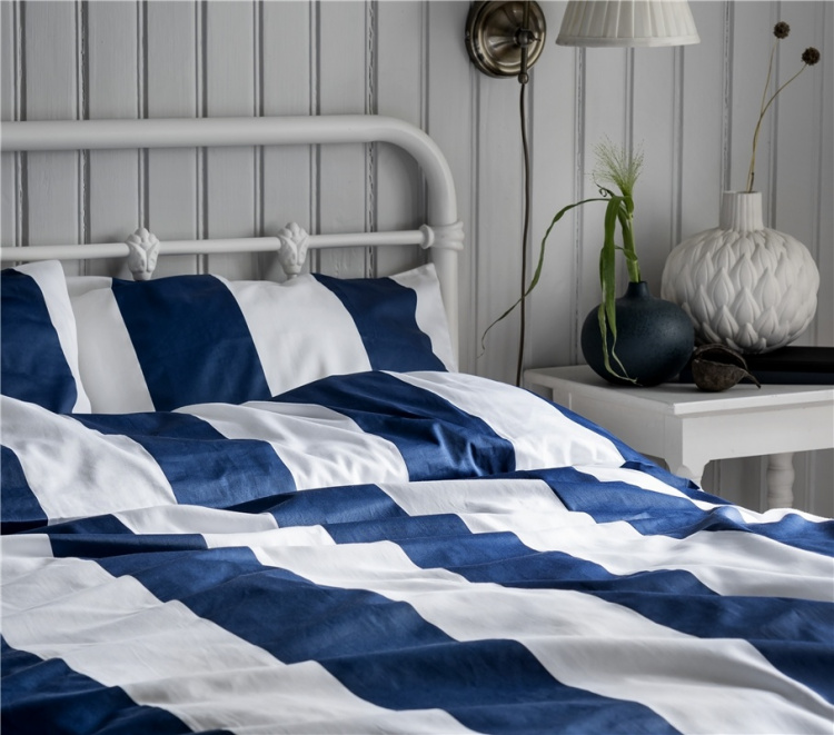 Kosta Linnewäfveri Fjällbacka Satin 2-pack, Marin